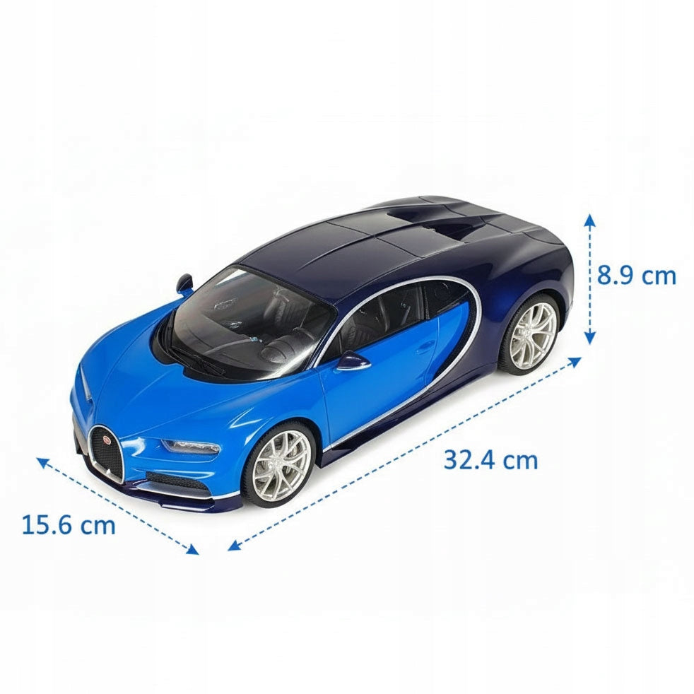 Samochód zdalnie sterowany RC Bugatti Chiron Rastar led