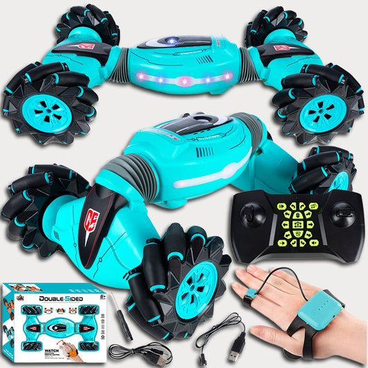 Samochód zdalnie sterowany RC twister 360 stunt led akrobacje gesty 4x4