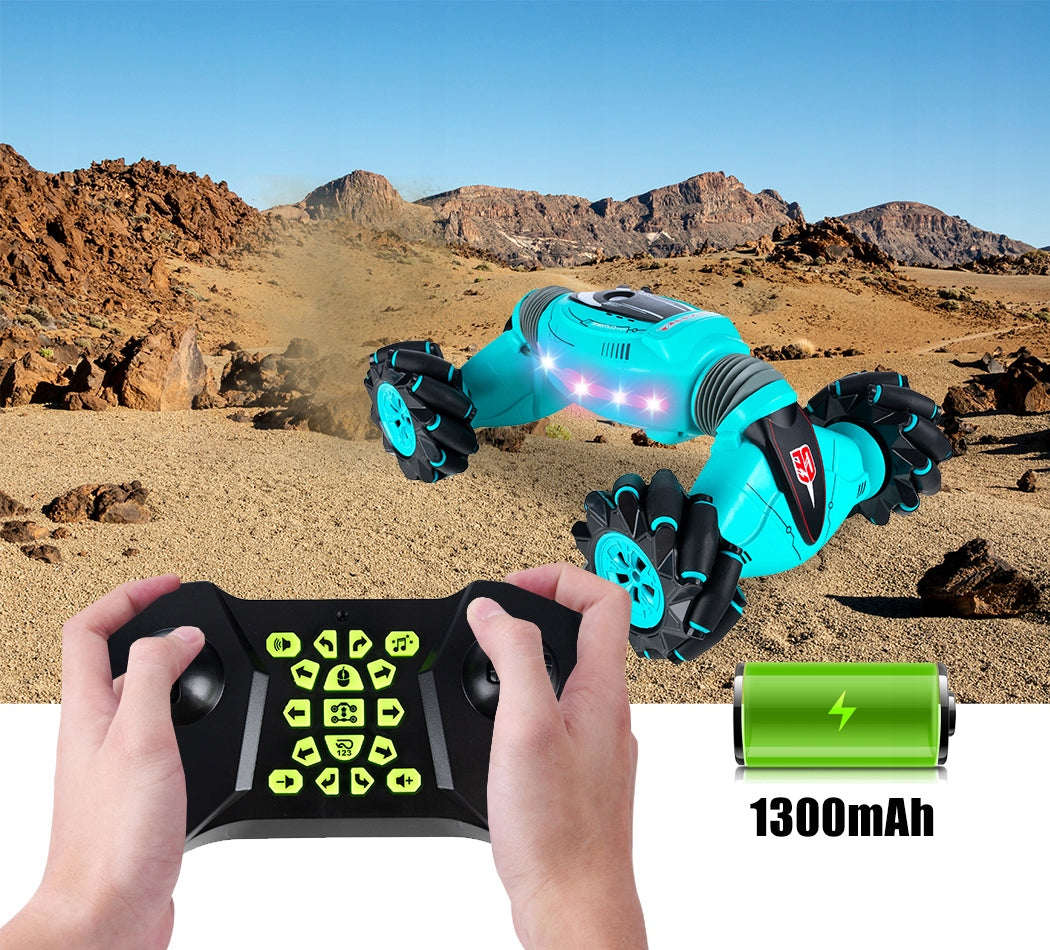 Samochód zdalnie sterowany RC twister 360 stunt led akrobacje gesty 4x4